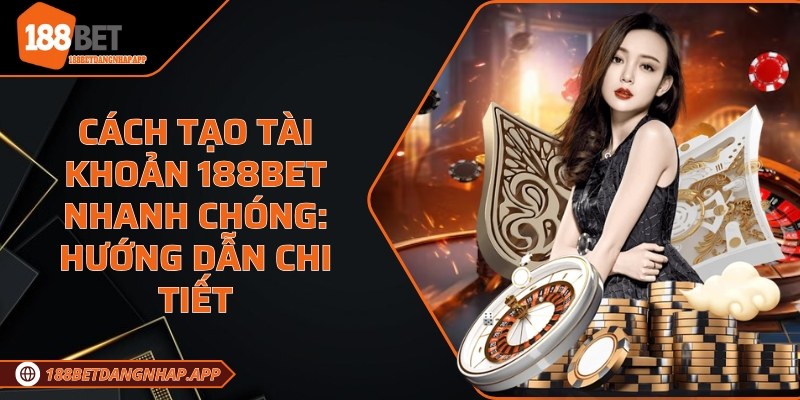Cách tạo tài khoản 188Bet nhanh chóng