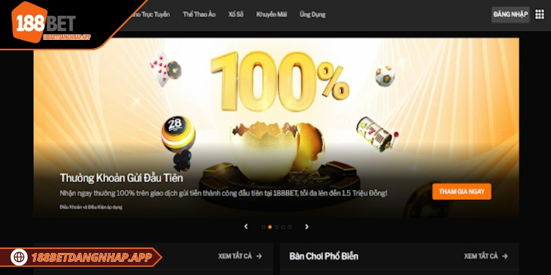 Hướng dẫn cách vào bàn chơi có dealer nữ tại 188Bet chi tiết Nếu chưa có tài khoản, bạn chỉ cần đăng ký nhanh, thao tác dễ dàng