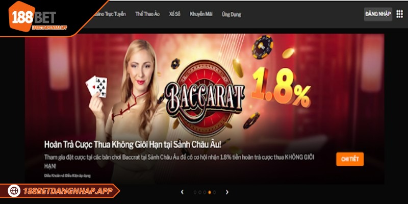 Hướng dẫn cách vào bàn chơi có dealer nữ tại 188Bet chi tiết Mọi thao tác đều được camera ghi lại trực tiếp