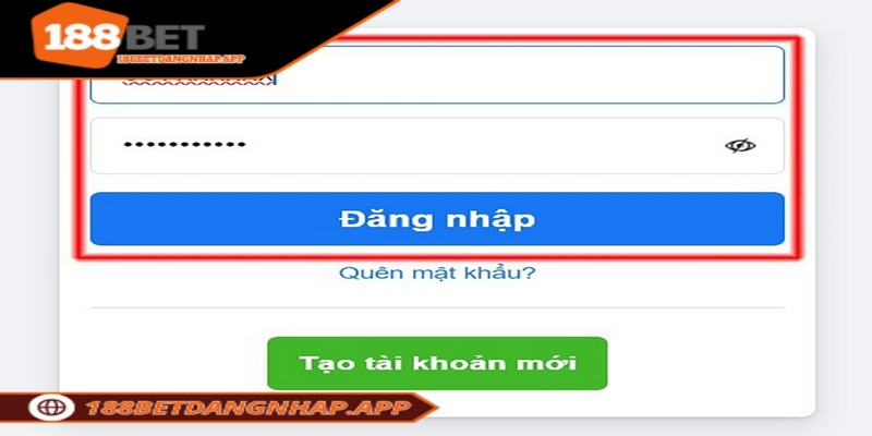 Hướng dẫn đăng nhập 188Bet không cần app nhanh chóng an toàn Cách xử lý khi quên thông tin đăng nhập